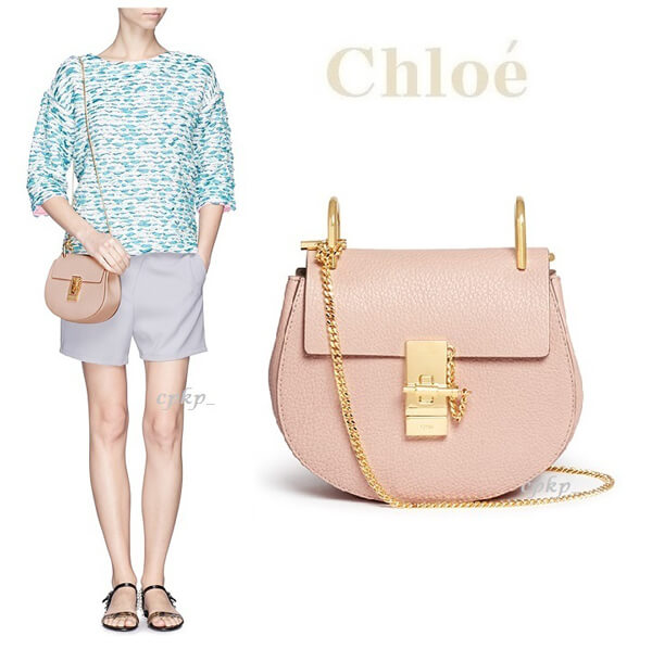 2015新作 クロエスーパーコピー Chloe【Drew】チェーンバック CEMENT PINK 3S1032-944 B59 